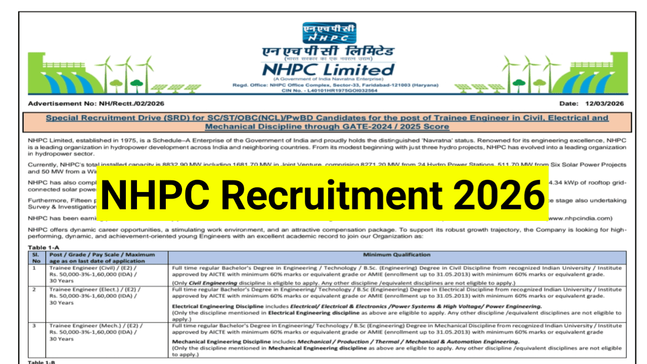 NHPC-Recruitment-2026